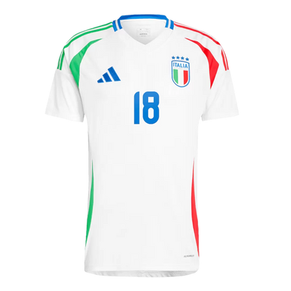 BARELLA #18 Italy Away Soccer Jersey Euro 2024 - Goal Digger Jerseys | Authentic Soccer Jerseys High Quality