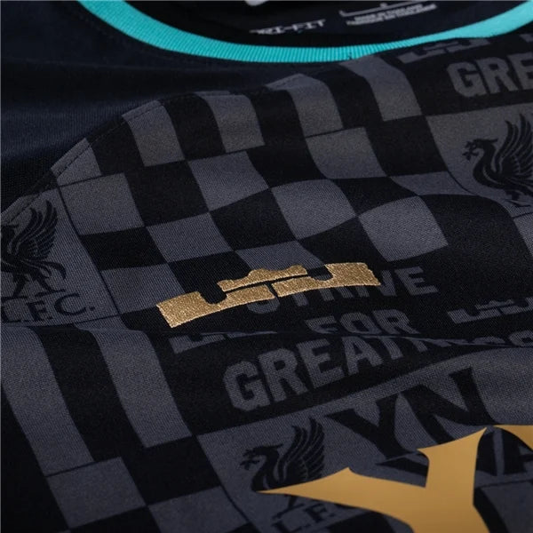 Black Liverpool FC x LeBron James 2023/24 Jersey