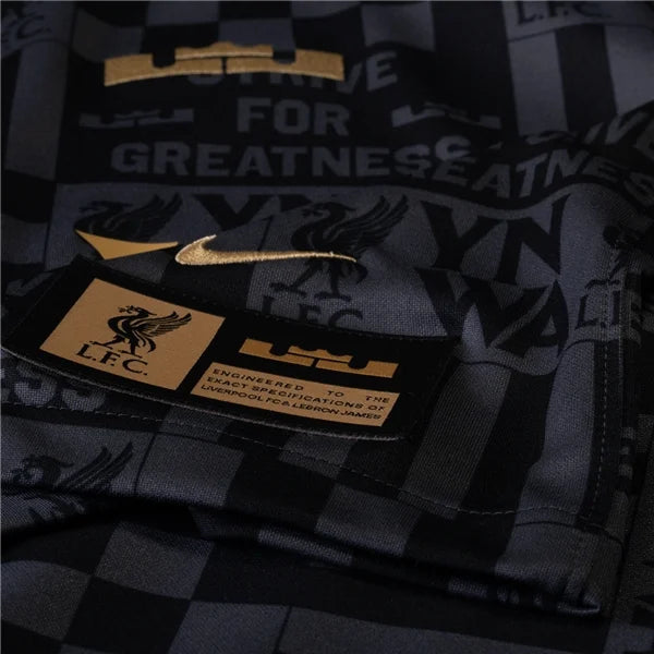 Black Liverpool FC x LeBron James 2023/24 Jersey