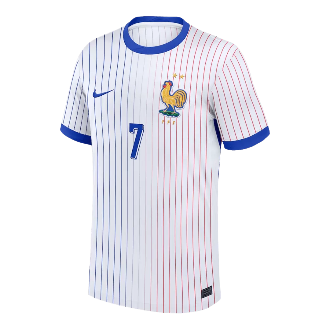 GRIEZMANN #7 France Away Soccer Jersey Euro 2024 - Goal Digger Jerseys | Authentic Soccer Jerseys High Quality