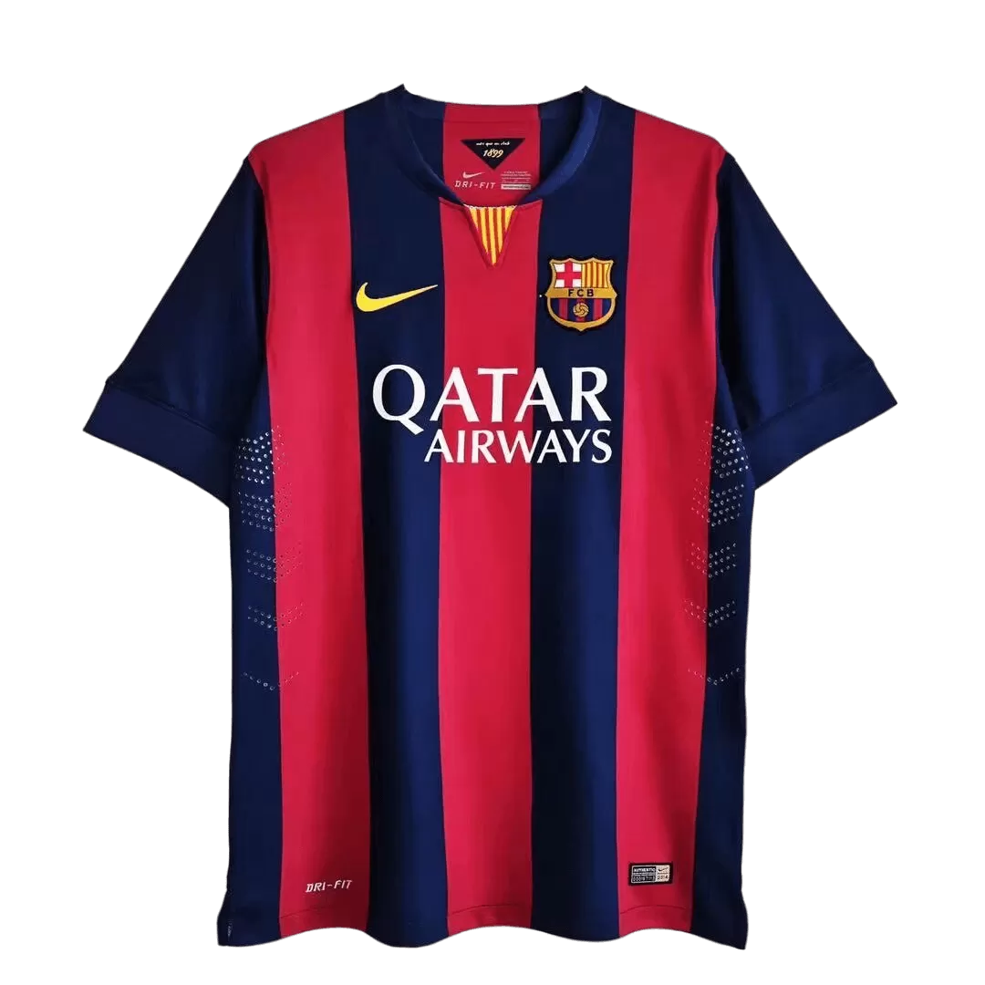 Retro MESSI #10 2014/15 Barcelona Home Soccer Jersey - Goal Digger Jerseys | Authentic Soccer Jerseys High Quality