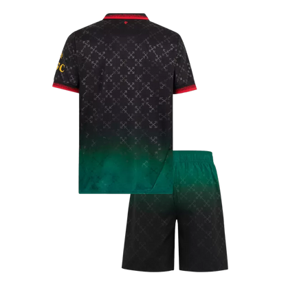 Kid's AC Milan Fourth Away Soccer Jersey Kit(Jersey+Shorts) 2024/25
