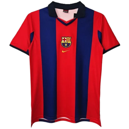 Retro 1998/99 FC Barcelona Home Soccer Jersey