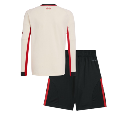 Kids Liverpool FC Away Longsleeve Kit 25/26