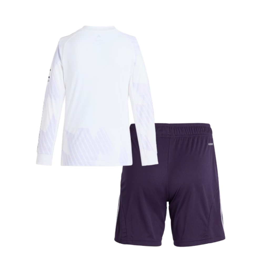 Kids Manchester United Away 2025/26 Longsleeve Kit
