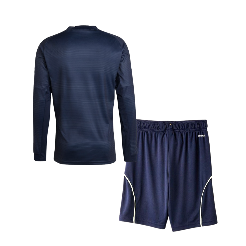Kids Real Madrid 2025/26 Away Longsleeve Kit