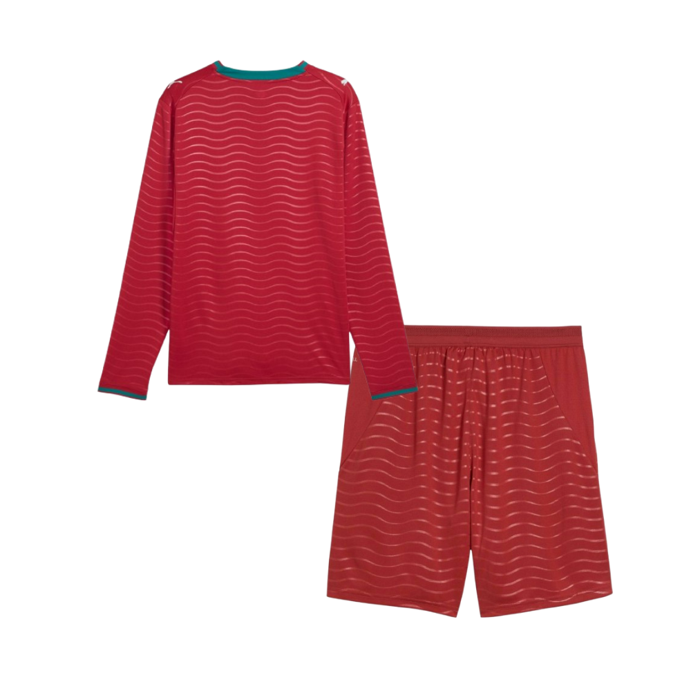 Kids Portugal FIFA World Cup Home 2026 Longsleeve Kit