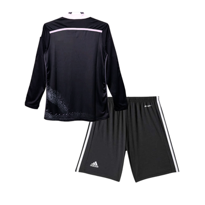 Kids Real Madrid 2014/15 Black Dragon Longsleeve Kit