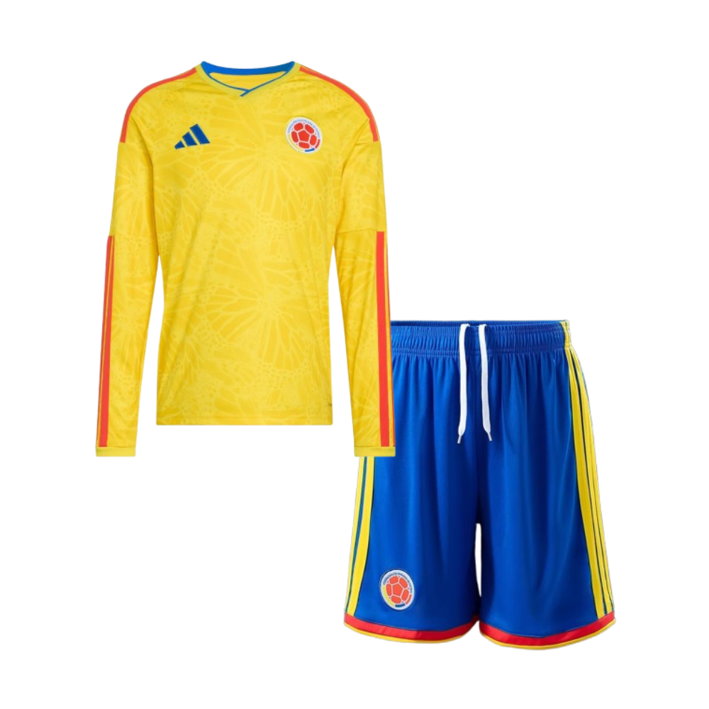 Kids Colombia FIFA World Cup 2026 Longsleeve Kit