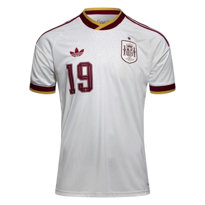 (Ready To Ship) Spain FIFA World Cup 2026 Away LAMINE YAMAL 19 Jersey