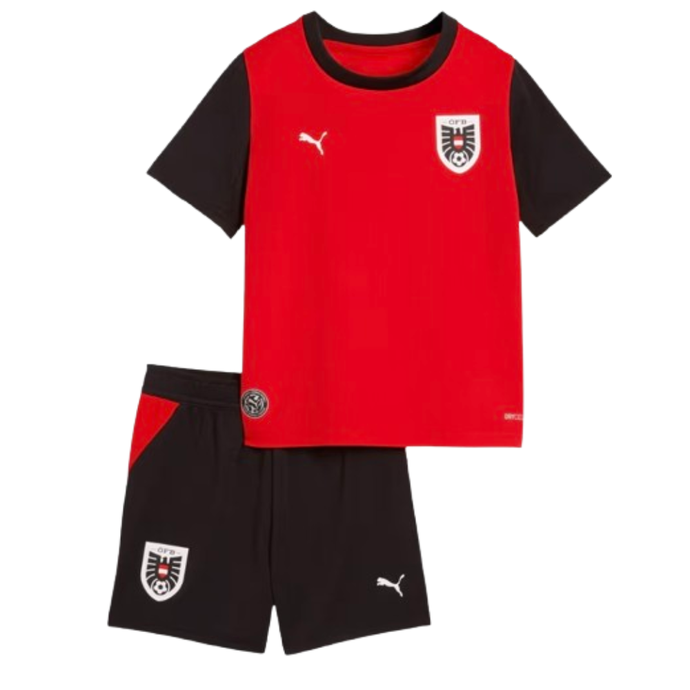 Kids Austria Home 2026 Jersey Kit
