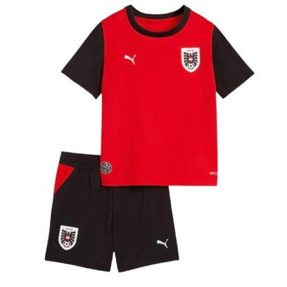 Kids Austria Home 2026 Jersey Kit
