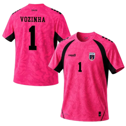 Cape Verde Pink Jersey 2026 Goalkeeper Jersey VOZINHA #1
