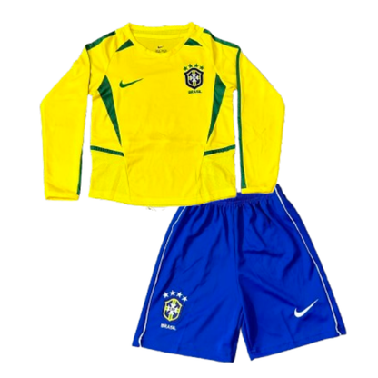 Kids Retro Brazil 2002 Longsleeve Kit