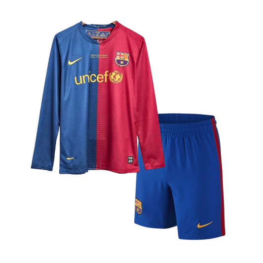 Kids Barcelona 2008/09 Longsleeve Kit