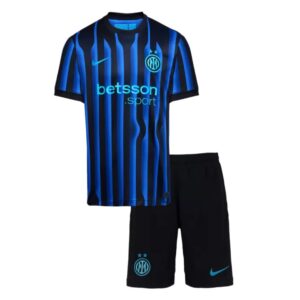 (Ready To Ship) Kids Inter Milan Home Soccer Jersey 2025/26 - Goal Digger Jerseys | High Quality Football Kits | Free Shipping