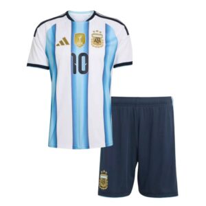 (Ready To Ship) Kids Argentina Messi 10 World Cup Home Jersey 25/26 - Goal Digger Jerseys | High Quality Football Kits | Free Shipping
