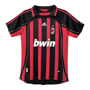 (Ready To Ship) Retro  2006/07 AC Milan Home Soccer Jersey
