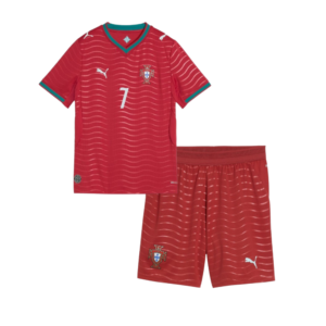 (Ready To Ship) Kids Portugal Home Soccer Jersey Kit 2026 RONALDO 7 - Goal Digger Jerseys | High Quality Football Kits | Free Shipping