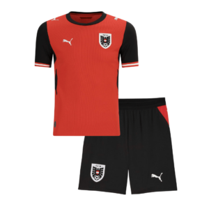 Kid's Austria Home Soccer Jersey 2026