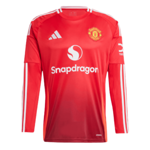 Manchester United Home Long Sleeve Soccer Jersey