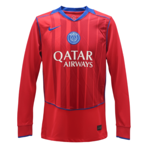 PSG Long Sleeve Soccer Jersey 2025/26 - Red