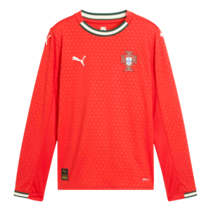 Portugal Home Long Sleeve Soccer Jersey 2025