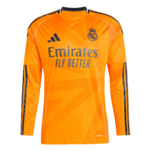 Real Madrid Away Long Sleeve Soccer Jersey