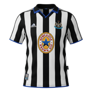 Retro 1999/00 Newcastle United Home Soccer Jersey