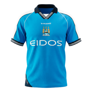 Retro 1999/01 Manchester City Home Soccer Jersey