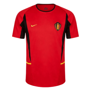Retro 2002 Belgium Home Soccer Jersey