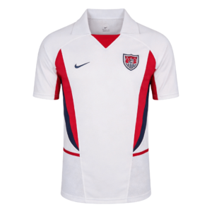Retro 2002 USA Home Soccer Jersey