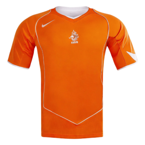 Retro 2004 Netherlands Home Soccer Jersey